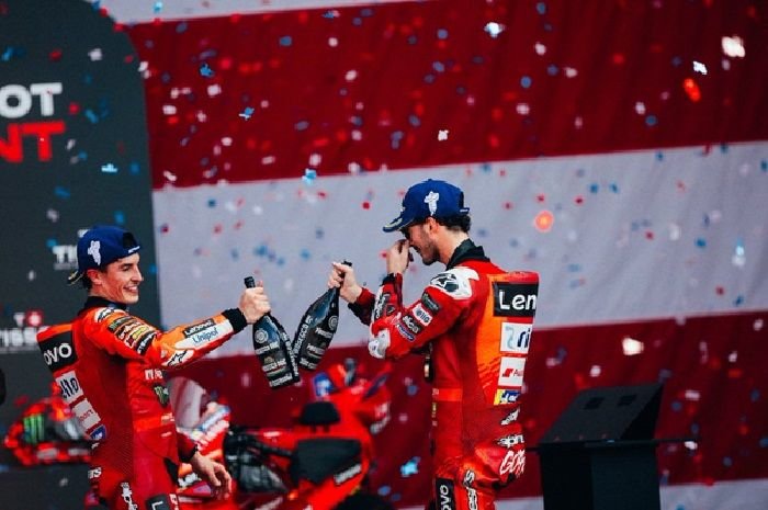 Ganasnya Marc Marquez di Sprint MotoGP Amerika 2025, Pecco Bagnaia Diam-diam Meroket
