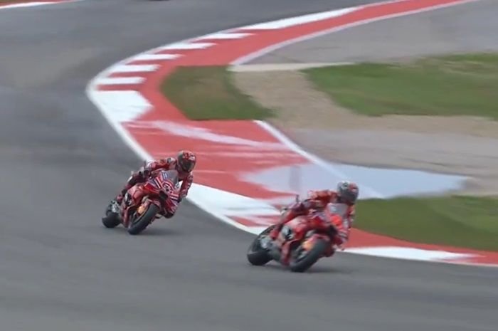 Rekor Buruk Pertama Marc Marquez Terjadi di MotoGP Amerika 2025, Pecco Bagnaia Sukses Balas Dendam